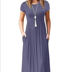 Short sleeve maxi dress